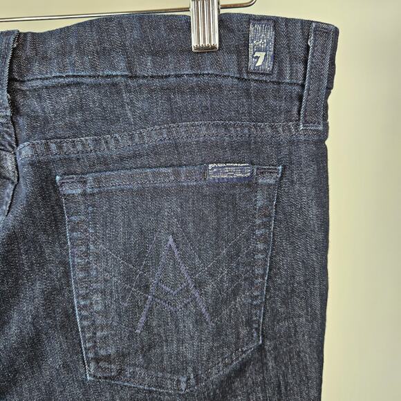 7 For All Mankind Lexi A Pocket Bootcut Denim Jeans | Women's 31 Petite - Picture 13 of 14